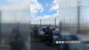 В ДТП на плотине ГЭС пострадал водитель «Мерседеса»