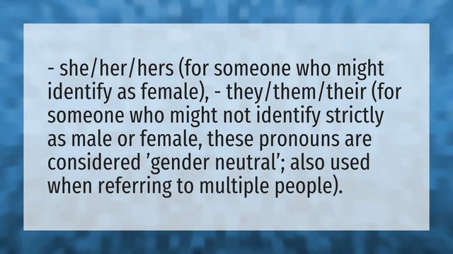 What does it mean when someone puts She her in their bio? смотреть онлайн