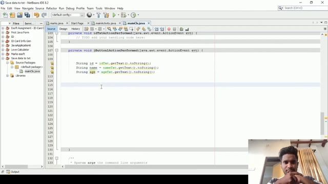 Insert data to txt file - Java jframe form Netbeans tutorial смотреть онлайн