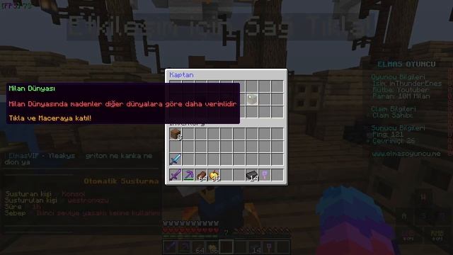 Yepyeni Bir Minecraft Survival Deneyimi - ElmasOyuncu Survival Sunucusu Açıldı смотреть онлайн