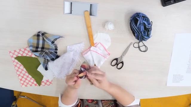 Мастер-класс по изготовлению тряпичной куклы. Раннее детство. Кукла «На ложке», кукла «Утешница» смотреть онлайн