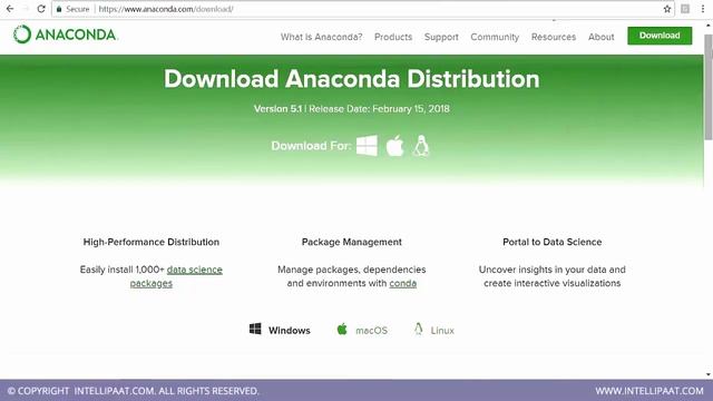 Python Anaconda Installation | Learn How to Install Anaconda on Windows | Intellipaat смотреть онлайн