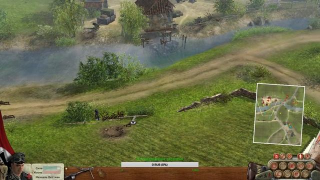 В тылу врага #17 - кампания "Ярость Тигра" миссия "Первый контакт" смотреть онлайн