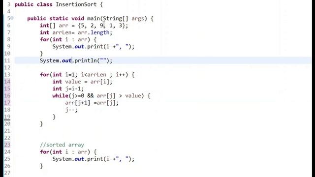 Insertion Sort - Sorting Explained | Theory with Java Implementation - Ep.3 смотреть онлайн