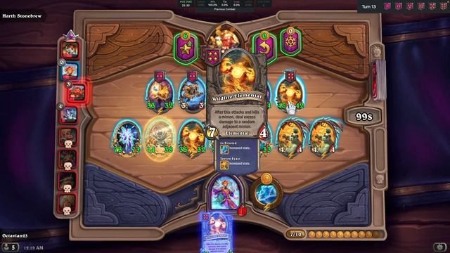 Varden Dawngrasp in action *Hearthstone Battlegrounds* смотреть онлайн