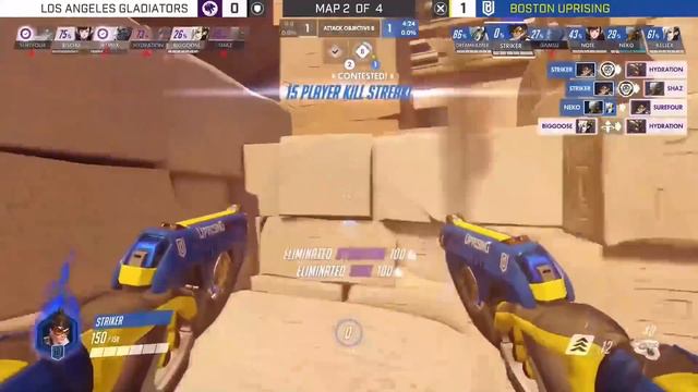 Los Angeles Gladiators vs Boston Uprising | Overwatch League Highlights OWL Stage 1 Week 4 Day 3 смотреть онлайн