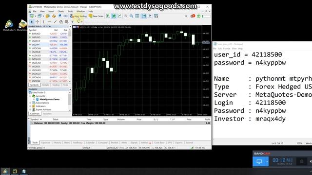 BASIC API MT5[PYTHON MetaTrader 5] EP1 : การติดตั้ง MT5 และ เขียนให้เชื่อมต่อกับ MT5 เบื้องต้น смотреть онлайн