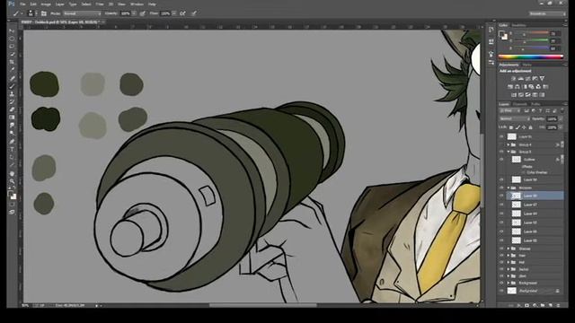 RWBY - Bartholomew Oobleck [Borderlands Style] | Speed Art смотреть онлайн