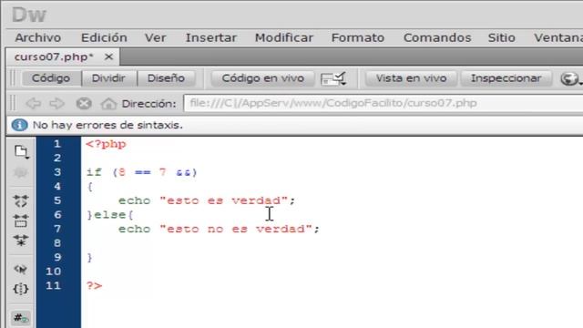 Tutorial PHP - 7. Condicional If - Else смотреть онлайн