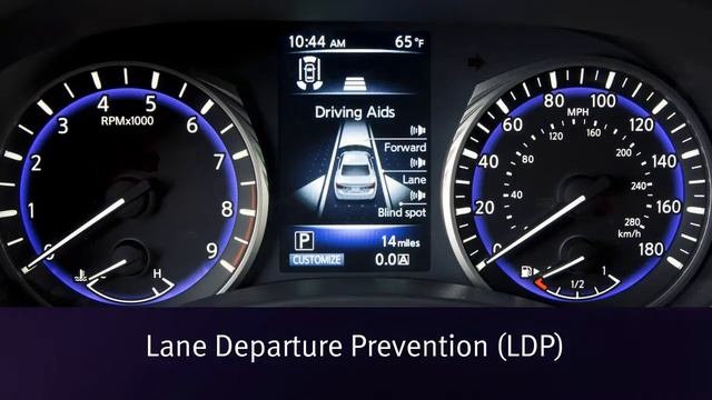 2014 Infiniti Q50 HEV - Vehicle Information Display смотреть онлайн