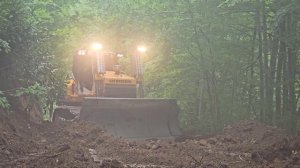 Строительство, дорога в горах