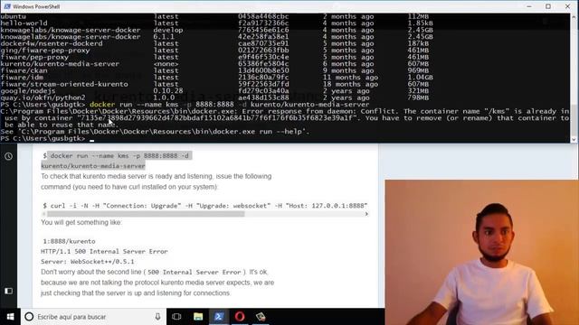 Kurento + Docker [video piloto] смотреть онлайн
