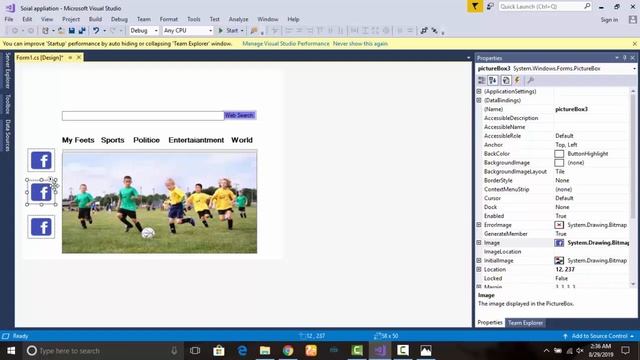 How to Create C# - Ui Designing Social Desktop Application in Visual Studio 2017 смотреть онлайн
