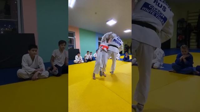 Великолепная тренировка дзюдо / самбо 7-8 лет, WhiteTiger (Белый тигр), Ивантеевка, ноябрь 2022