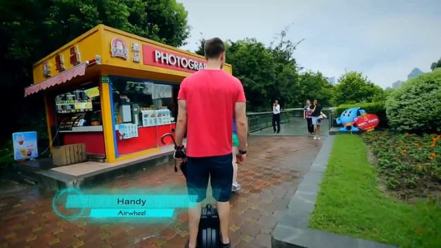 Airwheel Q3 Show you around the Shanghai city on the Airwheel Electric Unicycle смотреть онлайн