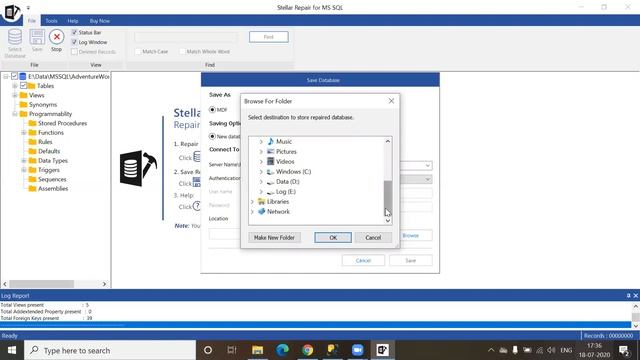 Repair corrupt databases - Stellar repair for MSSQL смотреть онлайн