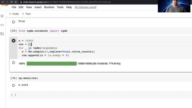 BIRTHDAY PARADOX ► Data Science Exercises #13 смотреть онлайн
