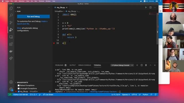 W2D4: 3rd Party Modules in Python, Command Line Debugging (4 of 4) смотреть онлайн