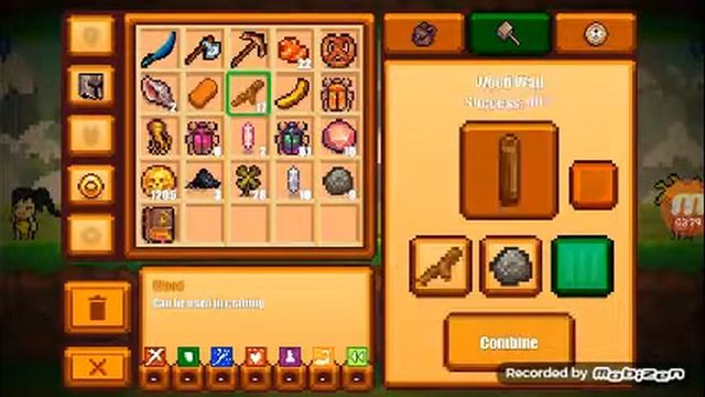 Как сделать крендель и факел в игре Pixel Survival