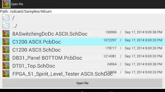 AndroCAD: Altium Viewer for Android смотреть онлайн