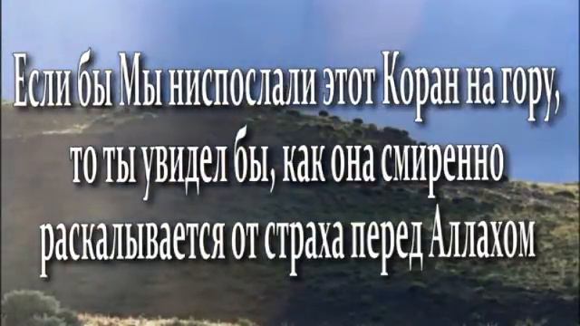 Эмоциональное чтение Корана сура 59 Собрание смотреть онлайн
