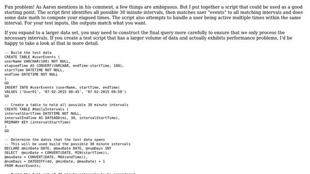 Databases: Insert data between 30 minute time intervals (3 Solutions!!) смотреть онлайн