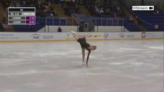 Kristina Isaev – 2022 Warsaw Cup SP смотреть онлайн