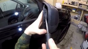 Замена зеркального элемента на наружном зеркале заднего вида Datsun mi-DO 2014-2021год