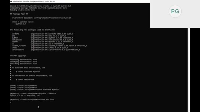 python anaconda conda CLI basics смотреть онлайн