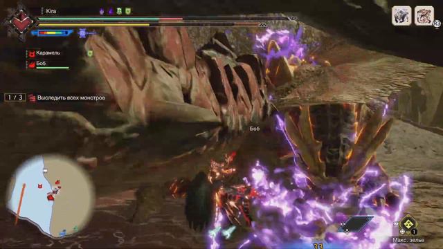 Monster Hunter Rise Диаблос, Раталос и Магнамало (Молот) смотреть онлайн