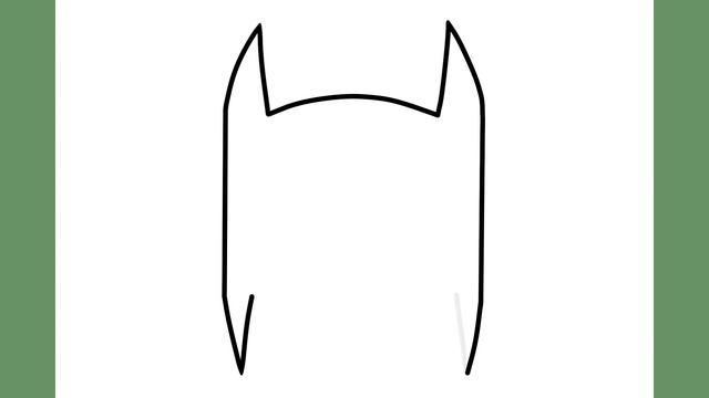 How to draw batman face mask step by step / draw batman for beginners смотреть онлайн