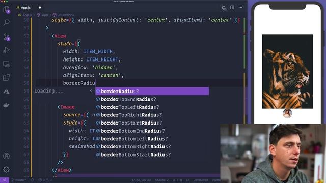 Advanced React Native Parallax Carousel with FlatList and Animated API смотреть онлайн