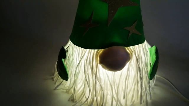 Светильник гном из изолона. смотреть онлайн