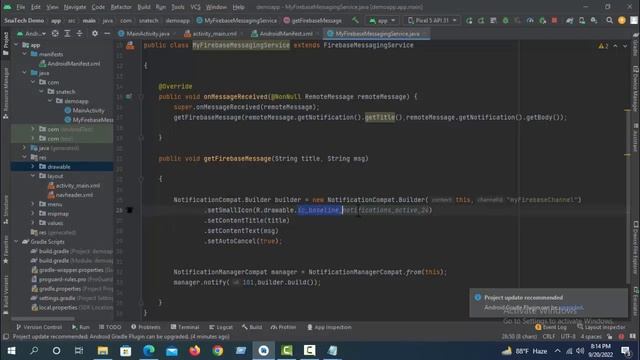 How to send Android Push Notifications with Firebase Cloud Messaging смотреть онлайн