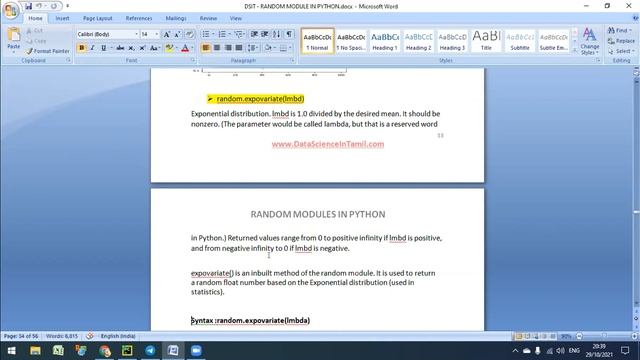 Python in Tamil - Day 42 1 - Random module Continue - 2021-10-29 смотреть онлайн