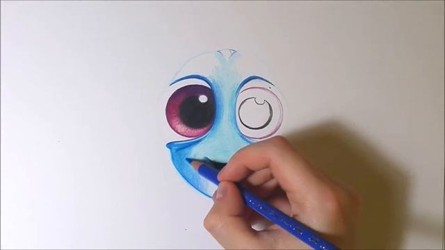 Drawing baby Dory from Disney's 'Finding Dory'! | Leontine van vliet смотреть онлайн