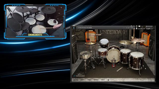 Drum Samples With E-Drums - Trying Mixwave's Underoath Aaron Gillespie Kontakt With Electronic Drum