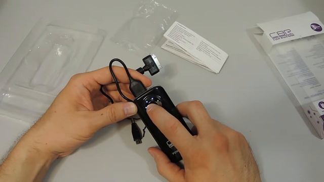 Обзор внешнего аккумулятора CBR Power Bank USB CB 338 Black смотреть онлайн