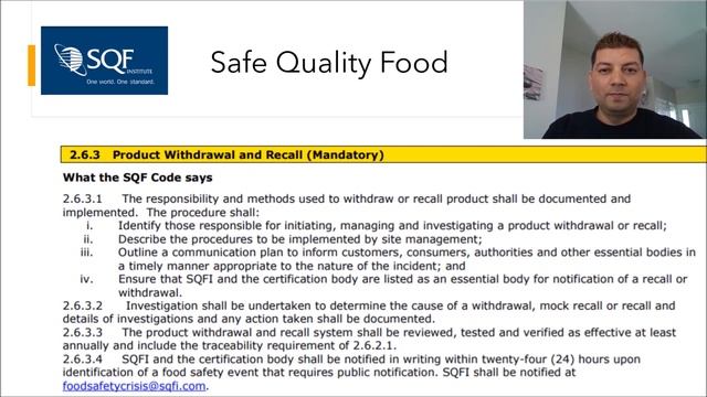 Food Recall Management смотреть онлайн