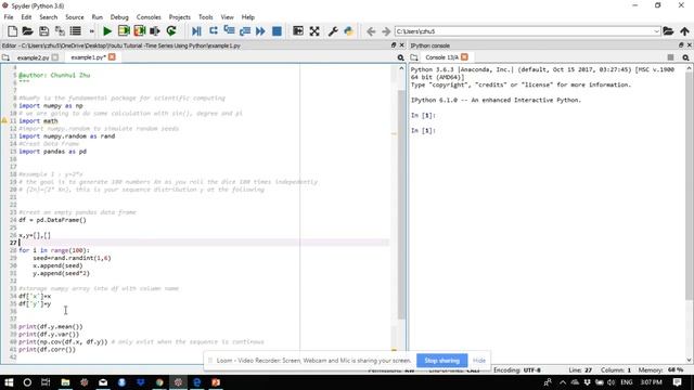 Time Series Analysis 2 1 stochastic process, stationary distribution, simulation in python смотреть онлайн