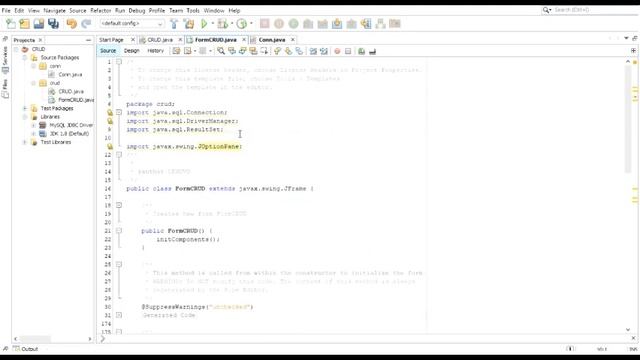 CRUD JAVA Netbeans Mysql смотреть онлайн