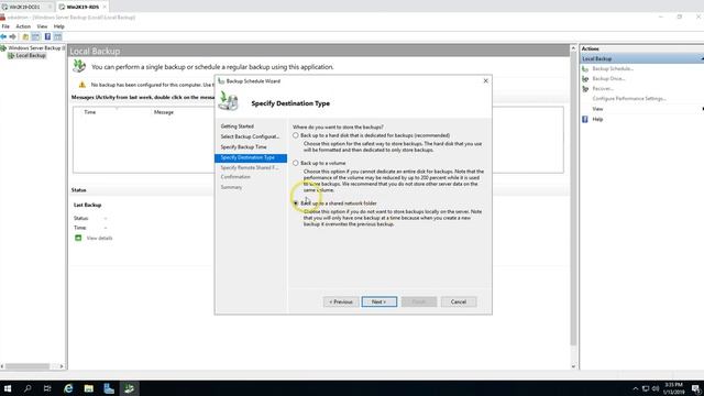 Windows Server 2019 Training 31 - How to Install and Configure Windows Server Backup Full Step by s смотреть онлайн