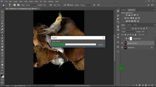 Photoshop How to use flood plugin tutorial #15 смотреть онлайн
