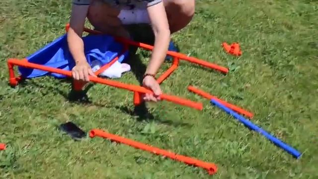 【Calshop】Tailgate Golf Cornhole and Ladder Chipping Golf Game Setting up Tutorial смотреть онлайн