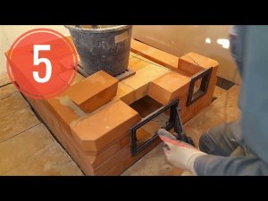 Печь для дачи (шведка) пошагово, как сложить печь для дачного домика, печь без порядовки часть 5/22