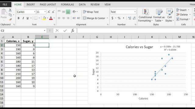 Regression Equations in Excel смотреть онлайн