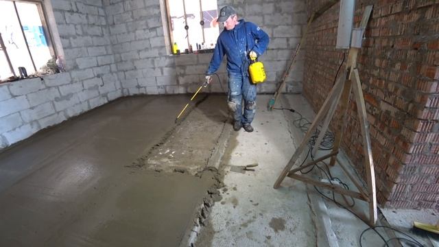 Выравнивающая стяжка по плитам перекрытия (продолжение) смотреть онлайн