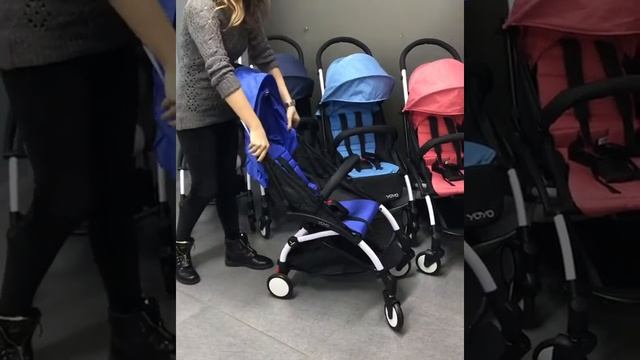 Детская коляска Yoya 170, Коляска в самолёт, ручная кладь. смотреть онлайн