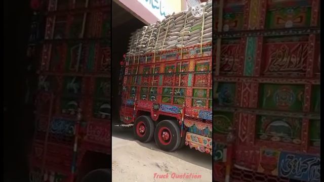 ISUZU PAKISTANI OVER LOADED TRUCK | Incredible Cargo Capacity смотреть онлайн