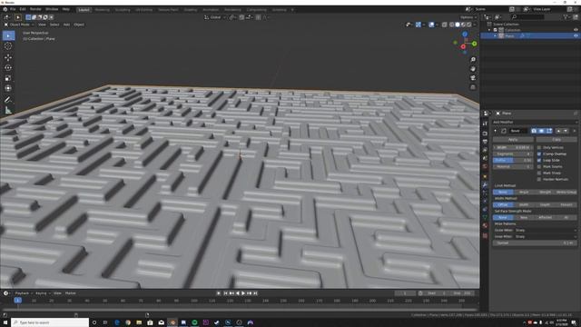 Make a 3D Maze with one Click in Blender /// Blender 2.82 Tutorial смотреть онлайн